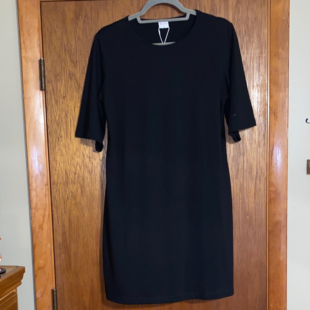 Wiholl Black Quarter Sleeve Dress🍀
